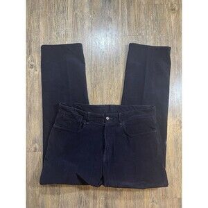 Peter Millar Pima Cotton Corduroy Dress Pant Dark Navy Blue MensSize 34x31